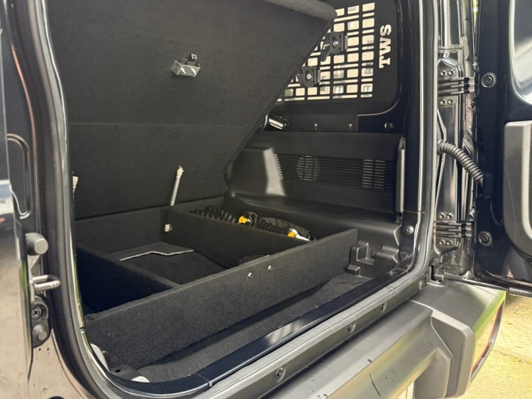 Zabudowa Jimny JB74 2018- Wyprawowa Schowek bagażnika organizer Flat Cargo