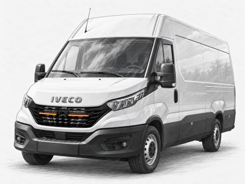 Zestaw 2 lamp LED OSRAM MX250-CB z mocowaniami do atrapy Iveco Daily VI