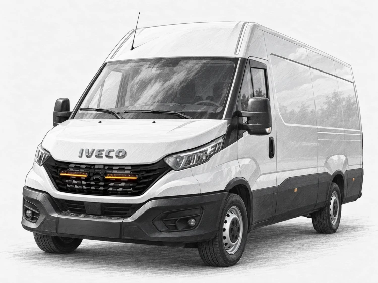 Zestaw 2 lamp LED OSRAM MX250-CB z mocowaniami do atrapy Iveco Daily VI
